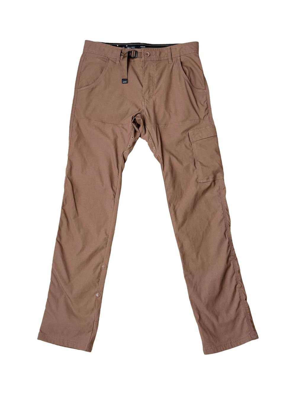 Prana Men's Zion Cargo Pants Rust Stretch Hiking convertible leg snaps 32X31 - Picture 2 of 11